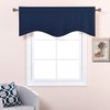 NICETOWN Scalloped Valance Curtain for Bedroom - Thermal Insulated Light
