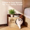 GONPETGP Cat Beds for Indoor Cats, Cat House Cave with