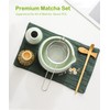 Matcha Whisk Set 7PCS, Matcha Bowl with Spout, Bamboo Whisk,
