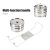 Stackable 3 Tier Food Steamer Pan Stainless Steel Steamer Pot