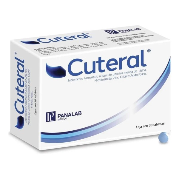 Cuteral Suplemento Alimenticio Lisina Nicotinamida 30 Tabs Momento de aplicación