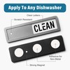 Dishwasher Magnet Clean Dirty Sign,Water Resistant Design Endurance Indicator Reminder