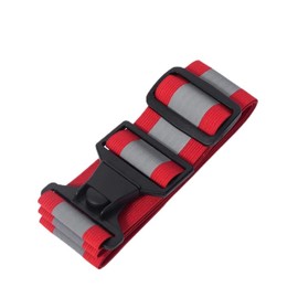 AYKRM 6 Colours Running Vest – Reflective Vest for Jogging, Bicycle Reflector Belt Reflective Belt Reflective Vest Reflective Belt, red, S-XXL