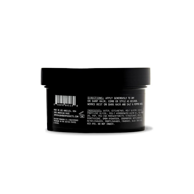 Pomada Imperial Barber Grade Products Blacktop, 6 onzas