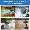 Electric-Cordless-Leaf-Blower - 420000RPM Handheld Leaf Blower - 48V*2Pcs Batteries and