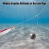 Dr.Fish Cannonball Sinkers Saltwater Ocean Fishing Weights Trolling Downrigger Weights