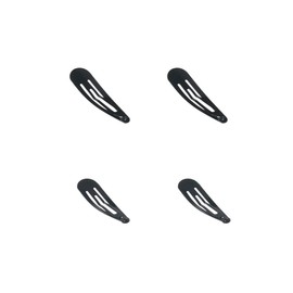 20 Pack Hair Clips, 2 Inch Metal Hair Clips, Kids Barrettes Girls' Hair Accessories, Barrettes Women Metal Snap Hair Clips Accessories Non-Slip Black