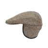 WALKER AND HAWKES - Harris Tweed Edward Flat Cap w/Foldable
