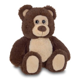 Bearington Lil' Beau Small Chocolate Brown Plush Stuffed Animal Teddy Bear, 7 inches