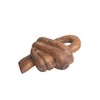 Creative Co-Op Decorative Reclaimed Wood Knot, Brown Décor