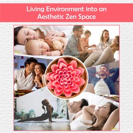 HOME ARCHIVE Aroma Diffuser with Aromatherapy Fragrant Oil Diffusers for Home Room Decor Fig Fragrance (Peony Flower (Pink))