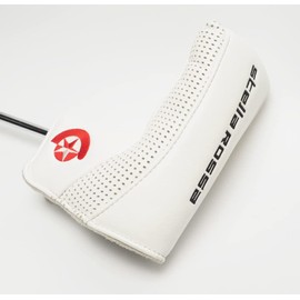 STELLA ROSSA Stellarossa Pin Putter Headcover Faux Leather White Embroidered Logo Red Star