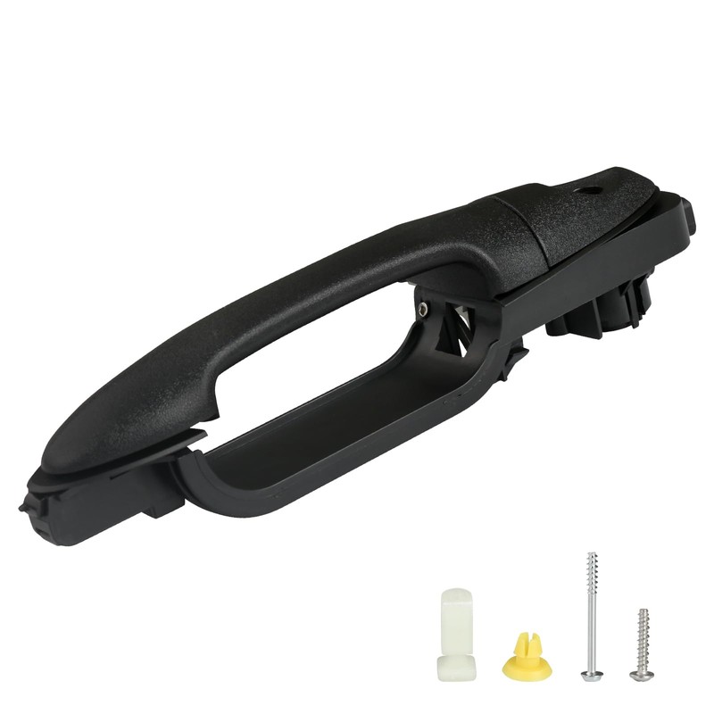 TQPONLY Exterior Door Handle & Reinforcement Plate Kit,for 2000-2007 Ford