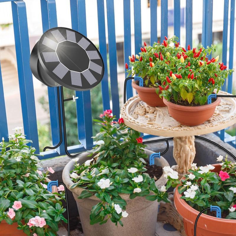 Solar Automatic Drip Irrigation System Kit, DIY Irrigation System for