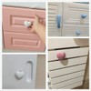 Flomore Blue Drawer Knob Ceramic Cabinet Knobs Kids Room Handle
