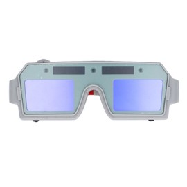 Solar Welding Glasses Auto Darkening UV Proof Adjustable Lampshade Safety Protective Welder Glasses
