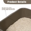 Blaucasa 1 Pack Extra Large Dog Litter Box Pan Tray