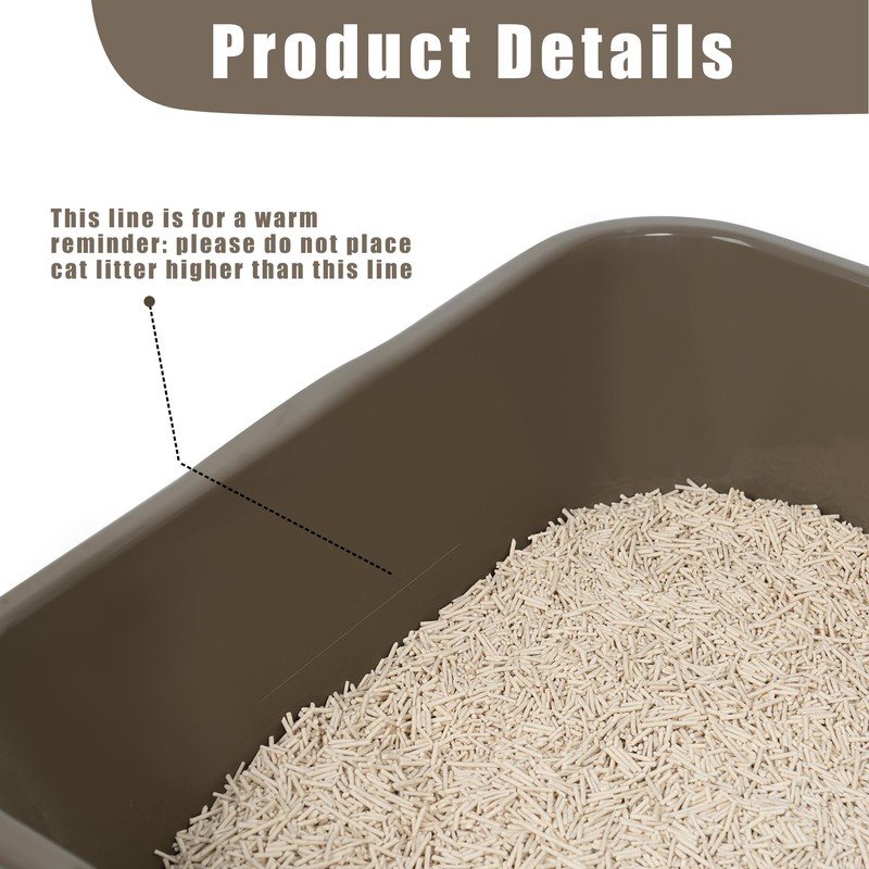 Blaucasa 1 Pack Extra Large Dog Litter Box Pan Tray