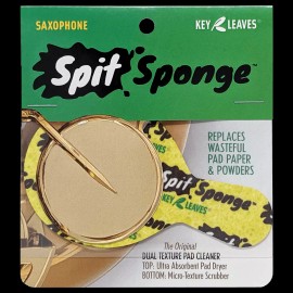 Key Leaves Spit Sponge™ - Saxophone Size Pad Dryer