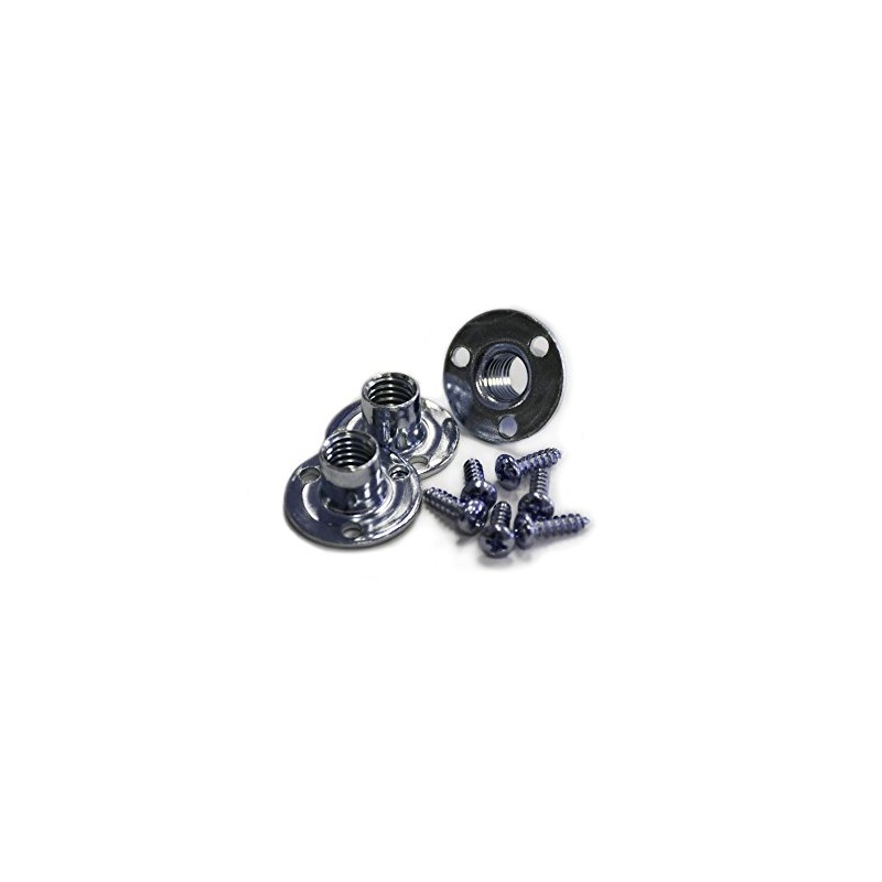 Escape Climbing 100 Pack Screw-in T-Nuts | Durable Steel Hardware
