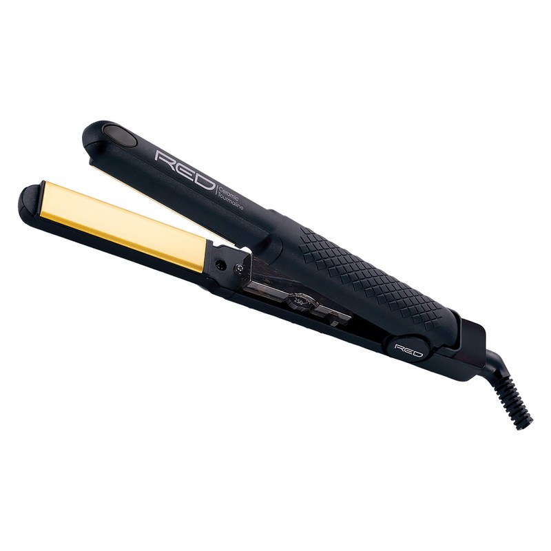 RED by KISS Ceramic Tourmaline Flat Iron (3/4", Ceramic) Eliminates