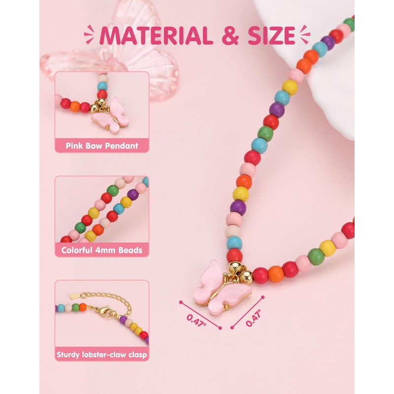 Kidbbi Necklace for Little Girl Kids Jewelry 5 7 6