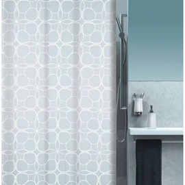 Spirella Shower Curtain textile Filigran white