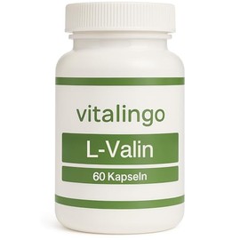 L-Valine Capsules - 60 Capsules of 500 mg