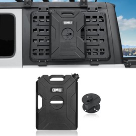 2.5 Gallon Water Storage Can Compatible with MOLLE Panels for Vehicles, Backup Water Storage Can with Mount, Spout, Water Can Container Pack