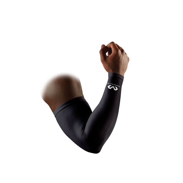 McDavid Compression Arm Sleeves (Pair), Black, Medium