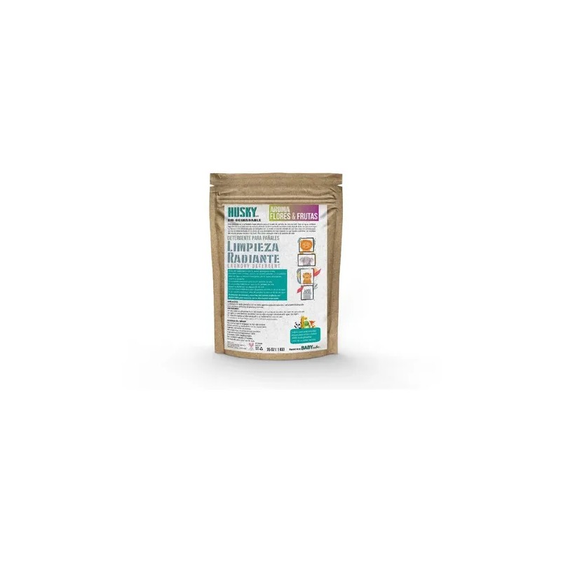 Detergente Para Pañales Ecológicos Husky 1 Kg