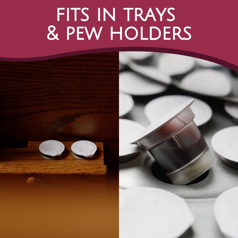 TrueVine Top & Bottom Communion Cups and Wafer Set -