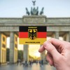 Fridge Magnet Germany Flag with Eagle | Strong Hold |
