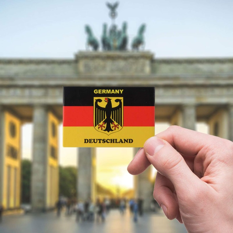 Fridge Magnet Germany Flag with Eagle | Strong Hold |