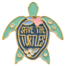 Karma,Enamel Pins, Cute Enamel Pins for Backpacks, Jackets, Hats and Bags, Turtle