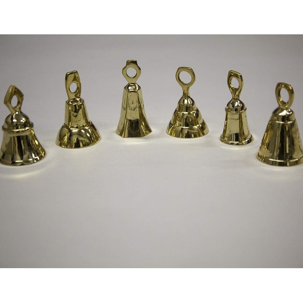 Dozen 3"- Assorted Brass Bells