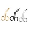FOMIYES 3pcs Stainless Steel Eyebrow Tweezers Flat Tip for Easy
