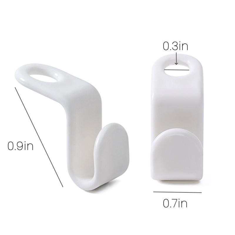 100 Counts Hanger Connector Hooks for Clothes Storage,Space Saving Organizer,Space