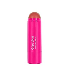 ModelCo Glow Stick 3-In-1 - Multi-Use Cream Color Stick - Hydrating Creamy Formula - Delivers Luminous Color For Healthy Glow - Buildable Coverage From Sheer To Saturated - Perfect Bronze - 0.176 Oz
