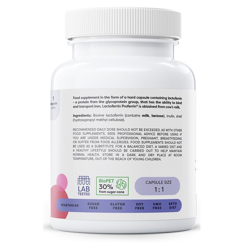 Osavi Lactoferrin, 200mg - 30 caps