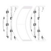 WALKER 3M 1522 ADHESIVE HAIRPIECE TAPE 108 PC CC CONTOUR,TOUPEE,POLY