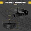 BUNKER INDUST Rear Trailer Hitch Receiver - Fit for 2003-2018/2019-2021