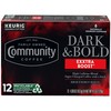 Community Coffee Dark & Bold Exxtra Boost 12 Count Coffee