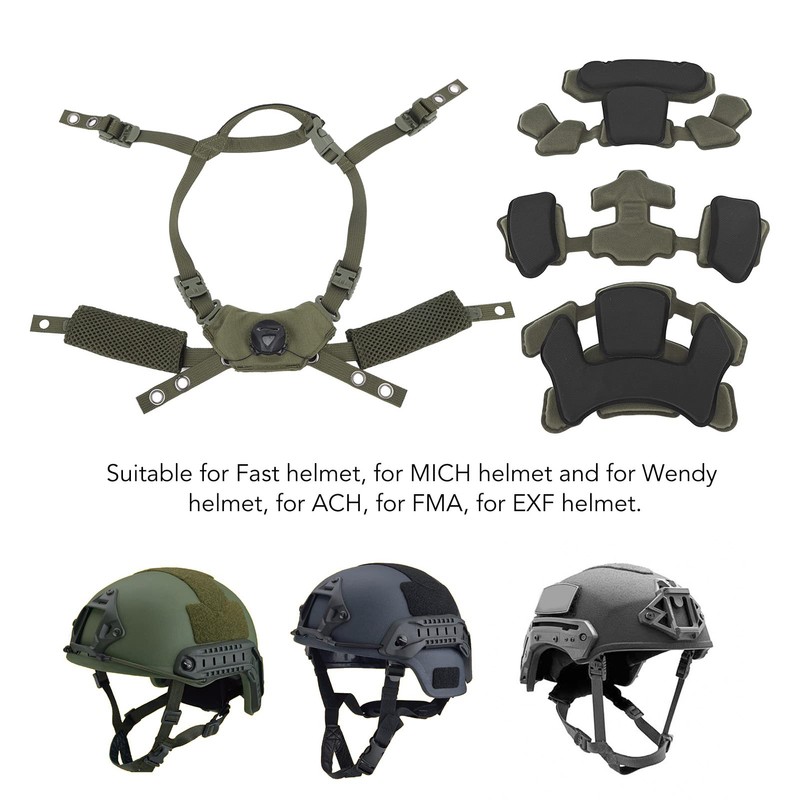 Sunicon Combat Helmet Padding Kit, Tactical Helmet Padding Kit, Tactical