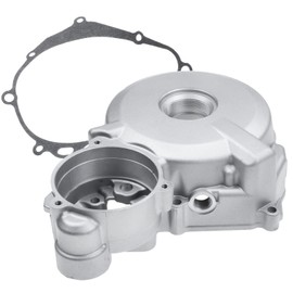 A-Premium Left Side Engine Stator Magneto Cover Case, with Gasket Compatible with Suzuki DRZ400E 2002-2007, DRZ400S 2002-2019, DRZ400SM 2005-2015