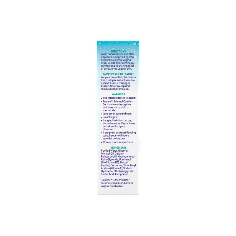 Replens External Comfort Soothing Gel 1.5 Ounce (Pack of 2)