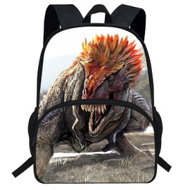 VEEWOW 16Inch Cool Animal Bag Dinosaur Bookbag for Boys Girls School Backpack (D948a)