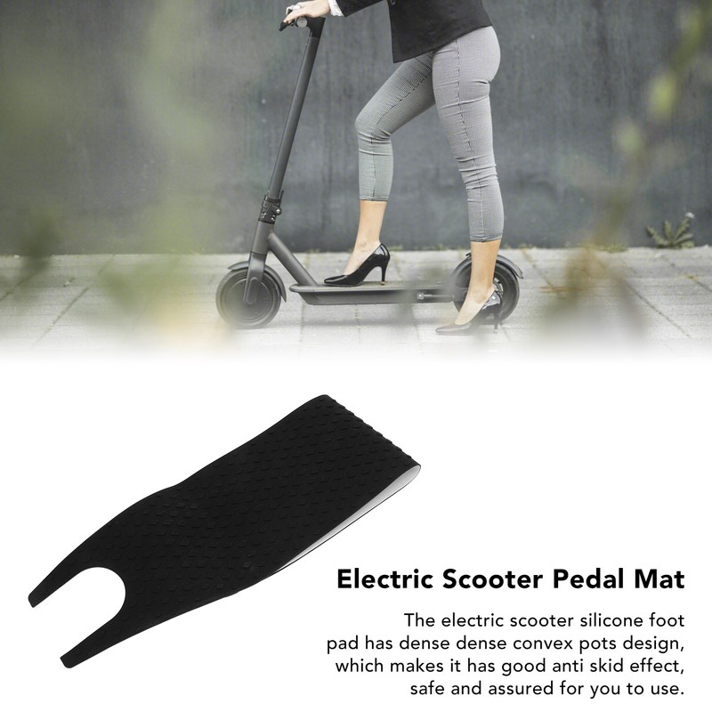 Electric Scooter Foot Pad Silicone Non Slip Pedal Mat Scooter