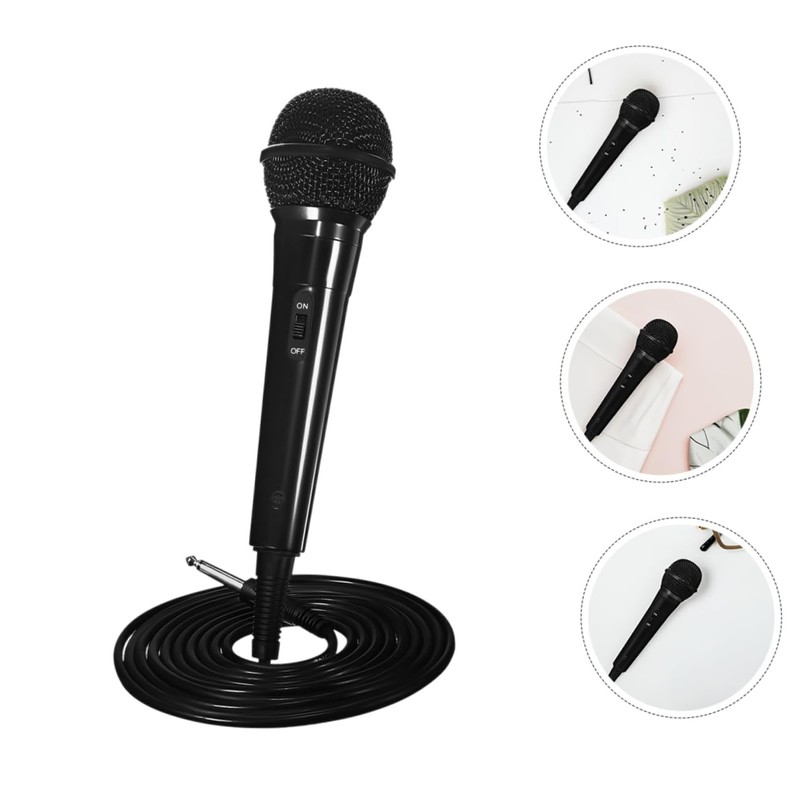 Gatuida 2pcs Wired Dynamic Microphone for Singing Karaoke and Live
