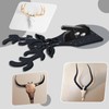 ZUIWAN 1 PCS Adjustable European Mount Skull Hanger,Deer Skull Mount